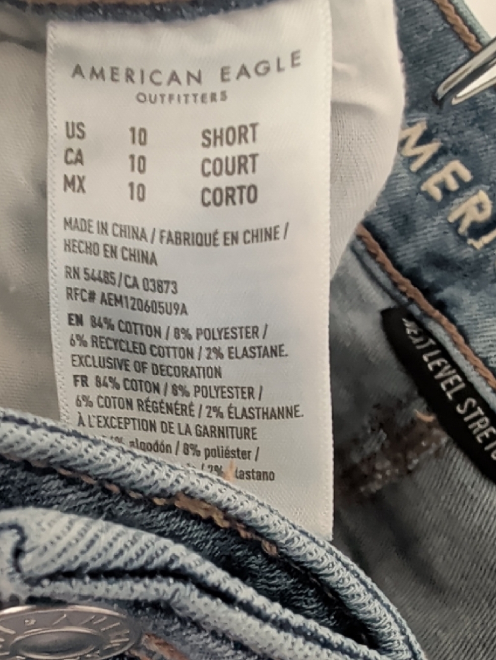 American Eagle - Festival Flare Jeans with Frayed Hem - 10 Short - Picture 3 of 13